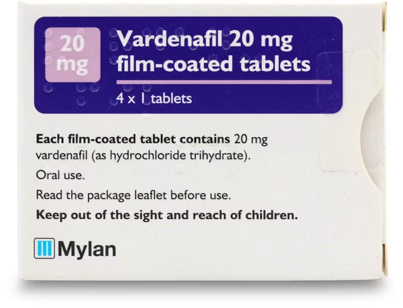 Vardenafil (Generic) - Film coated tablets