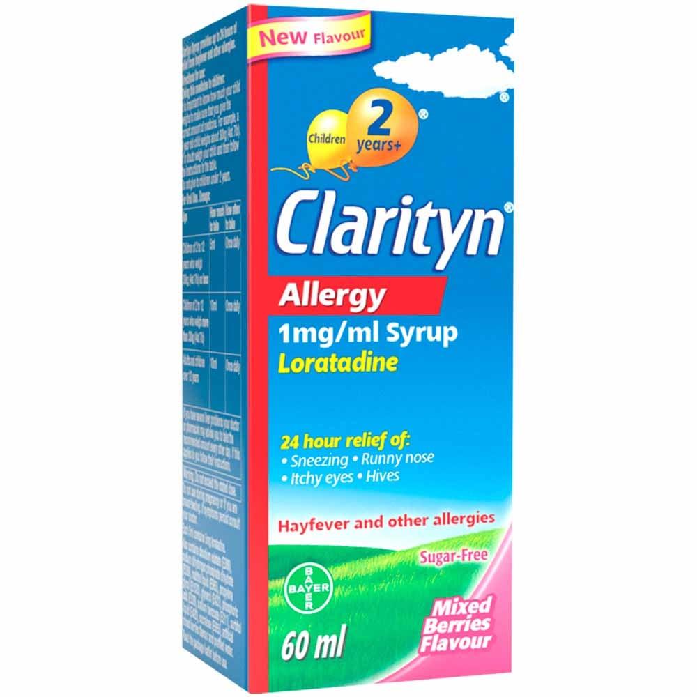 Clarityn Berry Children's Allergy Syrup 60ml - Rightangled