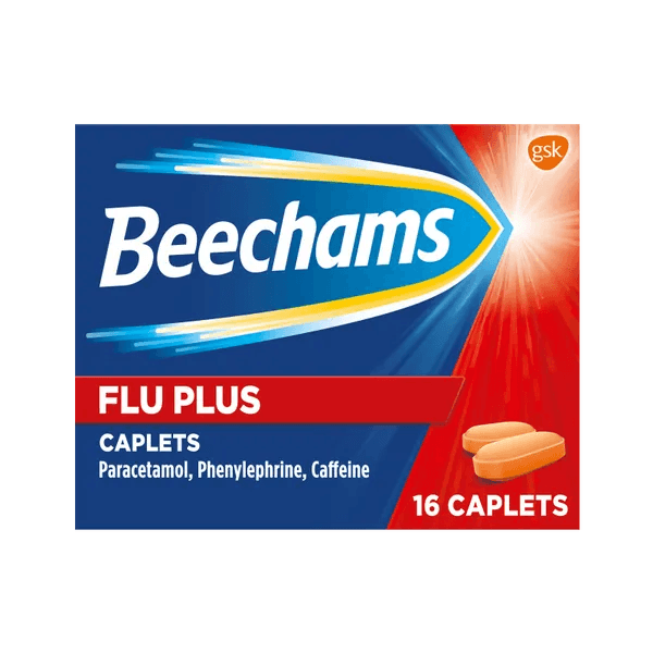 Beechams Flu Plus Caplets - Rightangled
