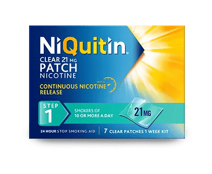 NiQuitin Transdermal Nicotine Patches - Rightangled